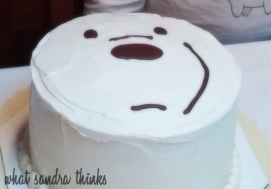 ice bear cake.